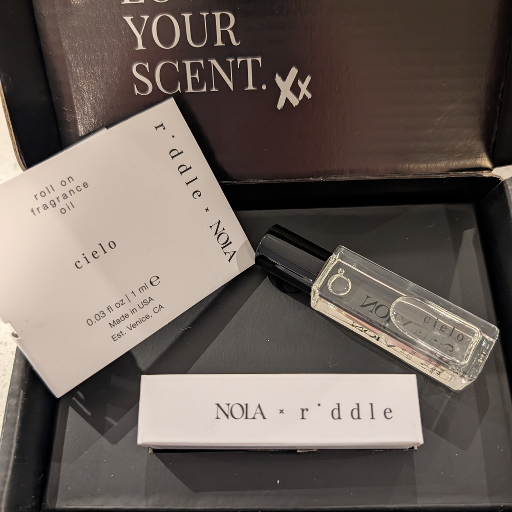 NOLA x Riddle Cielo Roll-On Fragrance Oil - Black and White